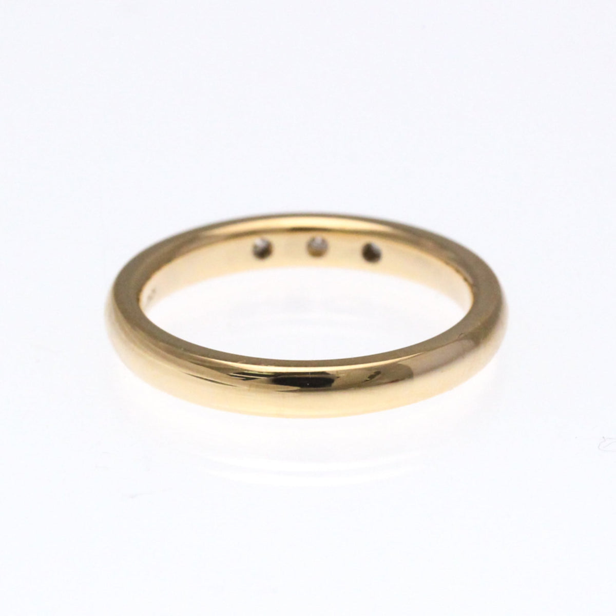Tiffany Stacking Band · 3 Diamond · Rose Gold