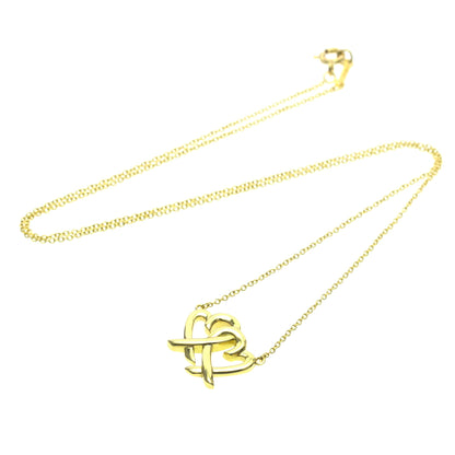 Tiffany Double Loving Heart · 18K Yellow Gold