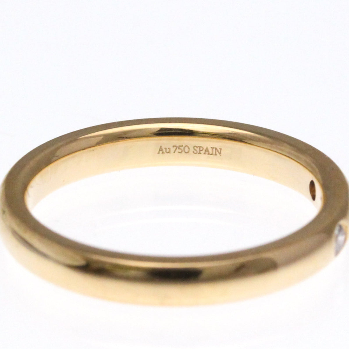 Tiffany Stacking Band · 3 Diamond · Rose Gold