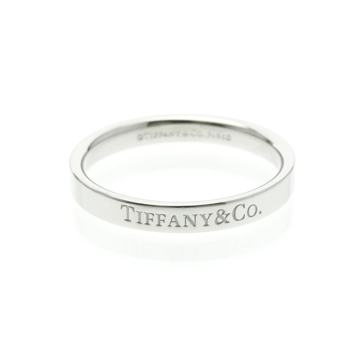 Tiffany Flat Band · Platinum
