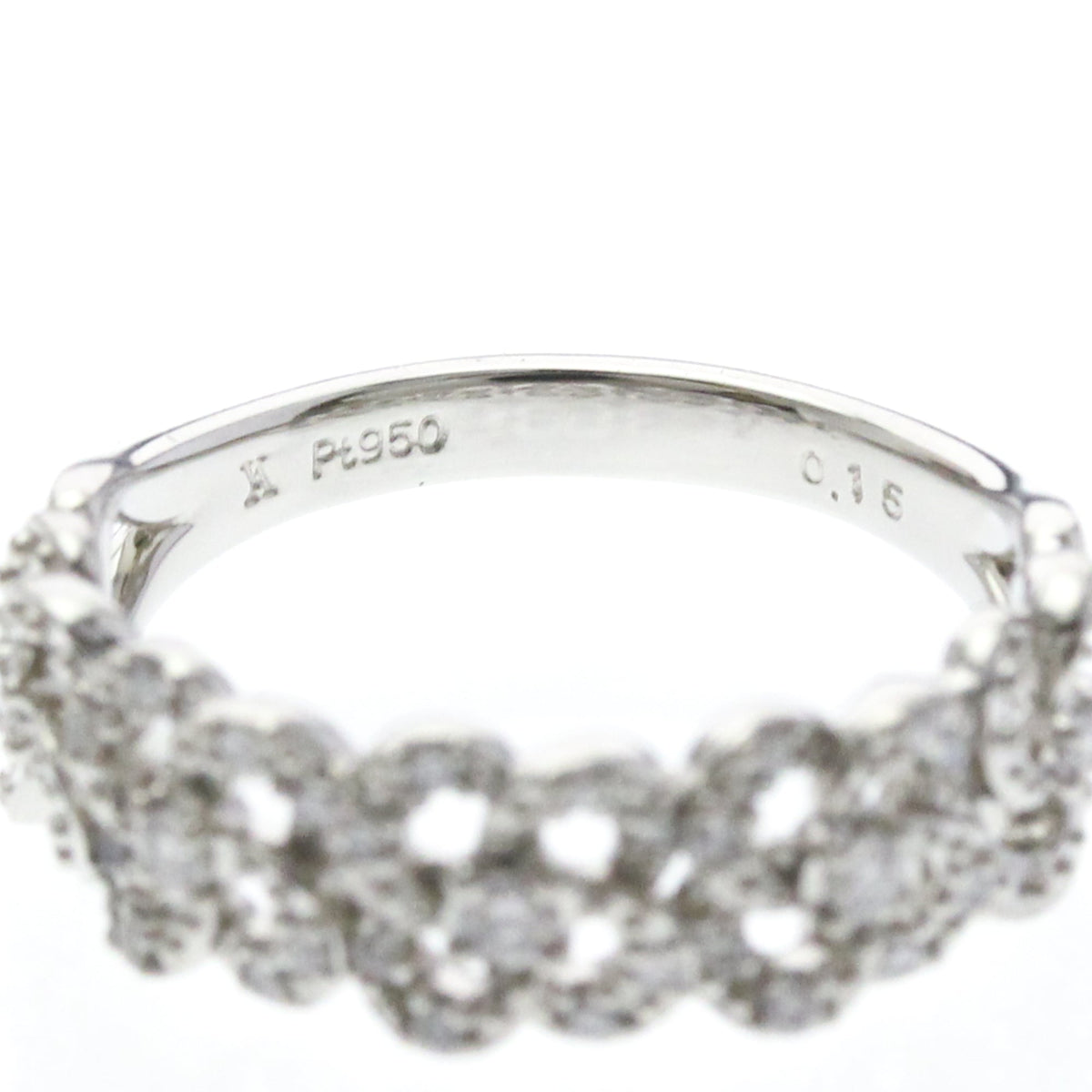 Vendome Aoyama Diamond · Platinum Band Ring