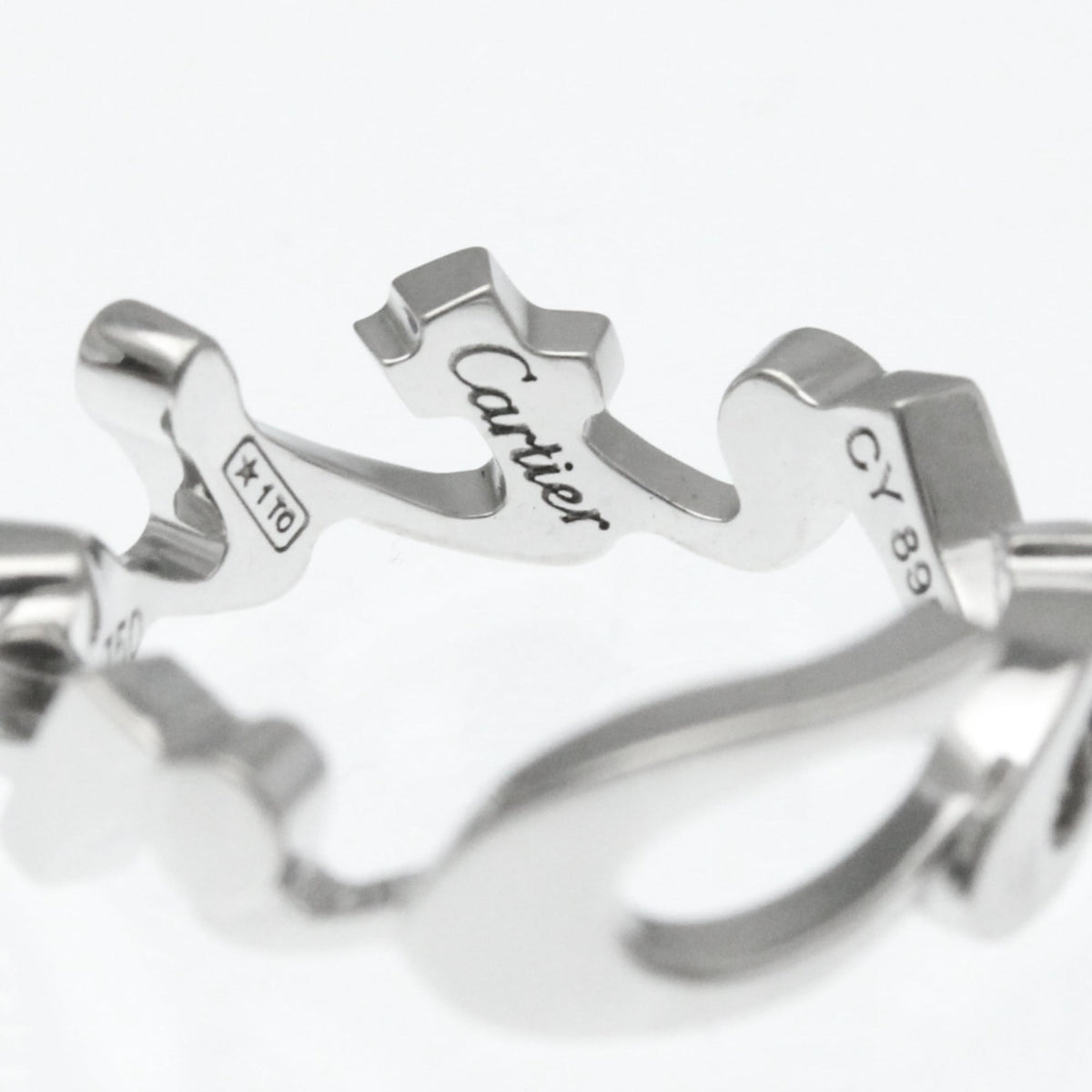 Cartier Signature Ring · 18K White Gold