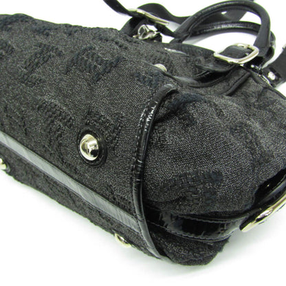 Tod's Small Boston · Canvas & Patent Leather