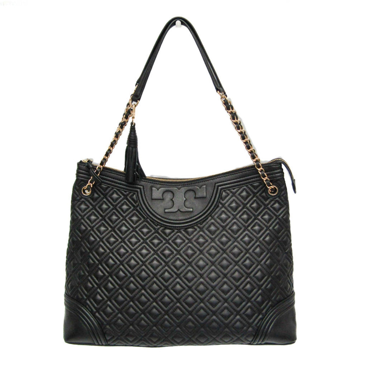 Tory Burch Quilted Chain · Leather Tote