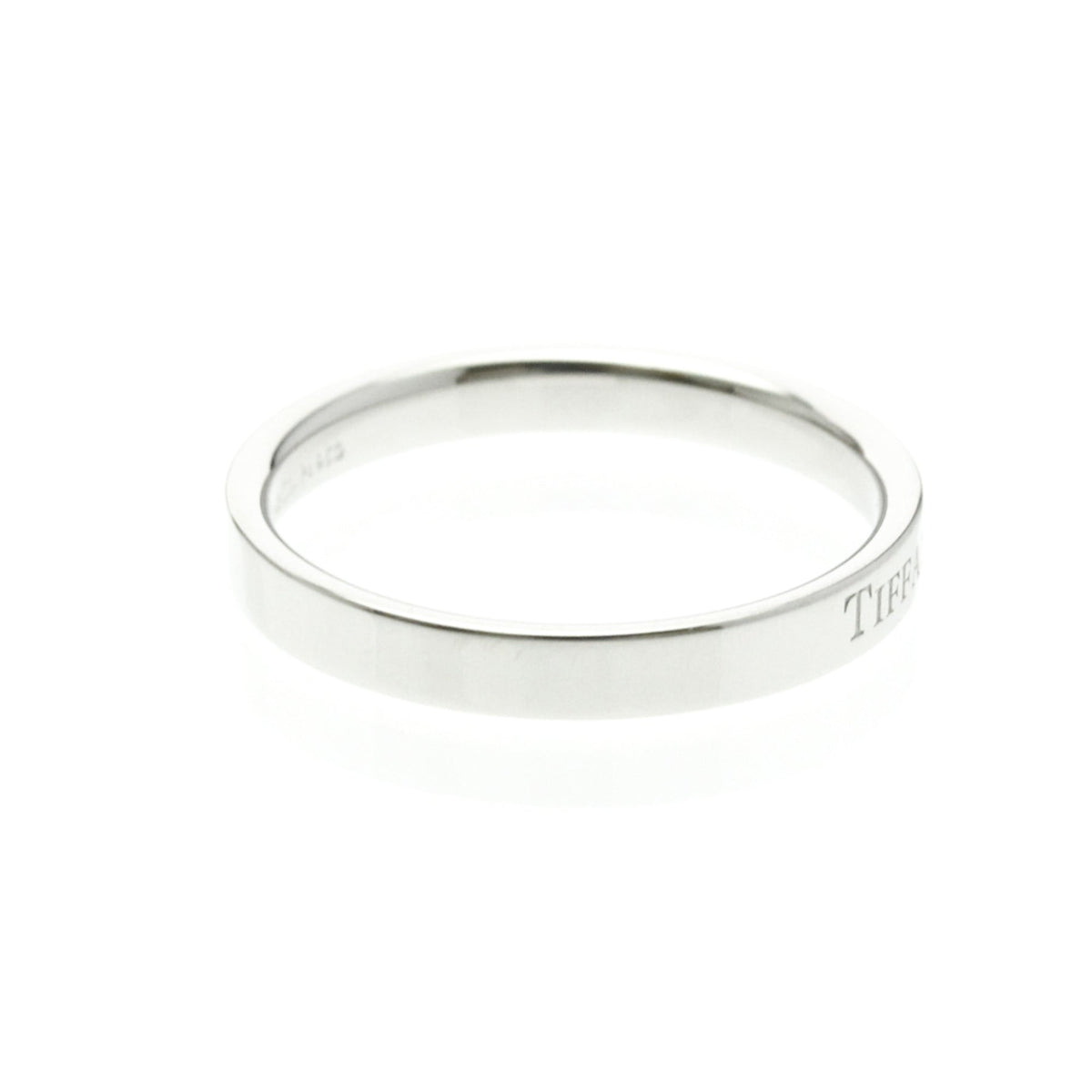 Tiffany Flat Band · Platinum