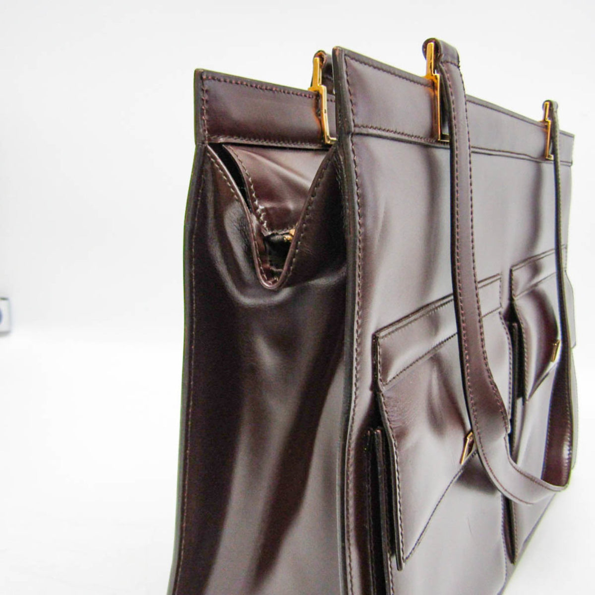Celine Vintage Front Pocket Tote · Leather