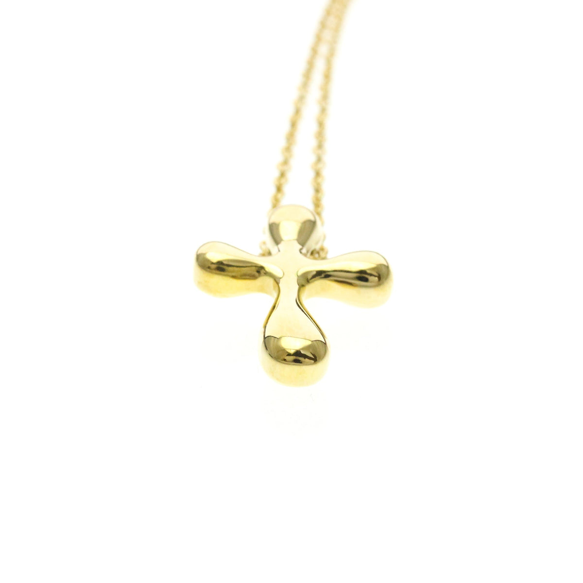 Tiffany Small Cross · 18K Yellow Gold