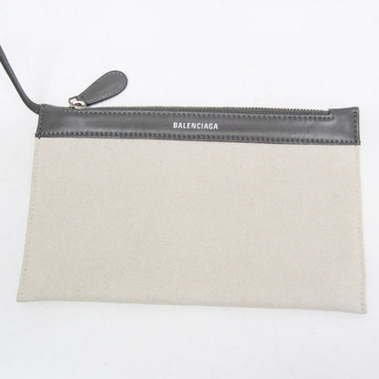 Balenciaga Navy Cabas S · Canvas & Leather
