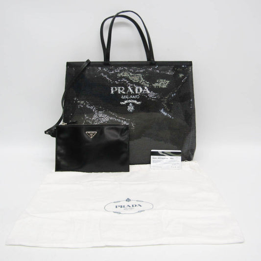 Prada Rete Paillettes · Sequin Mesh Tote