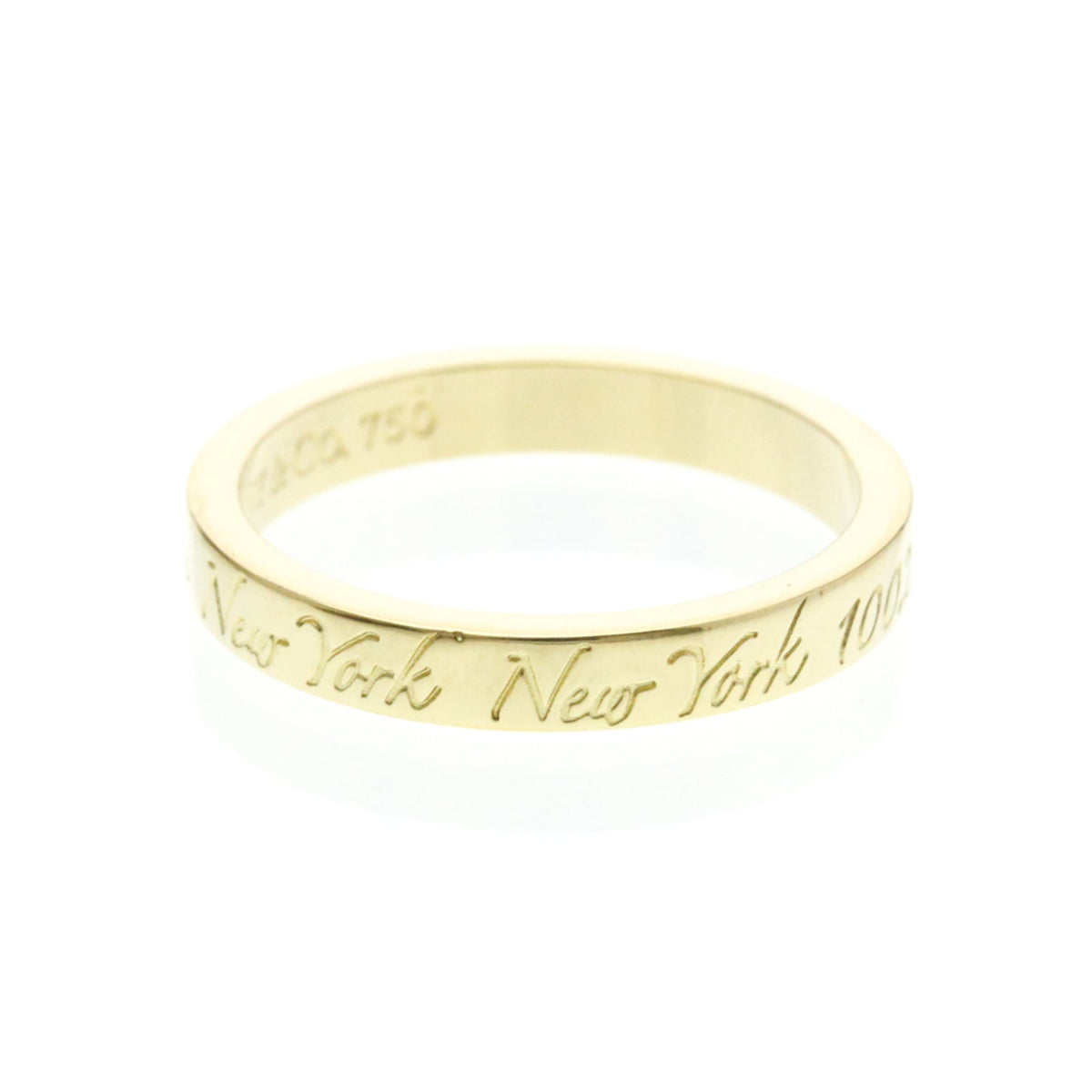 Tiffany Notes Band · 18K Yellow Gold
