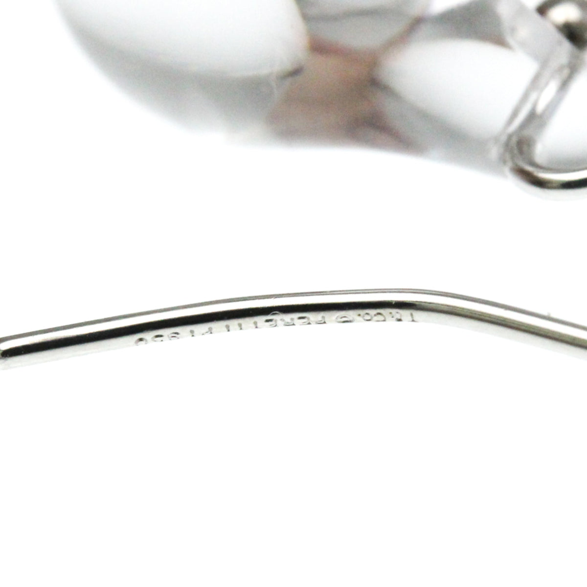 Tiffany Teardrop · Crystal · 18K White Gold