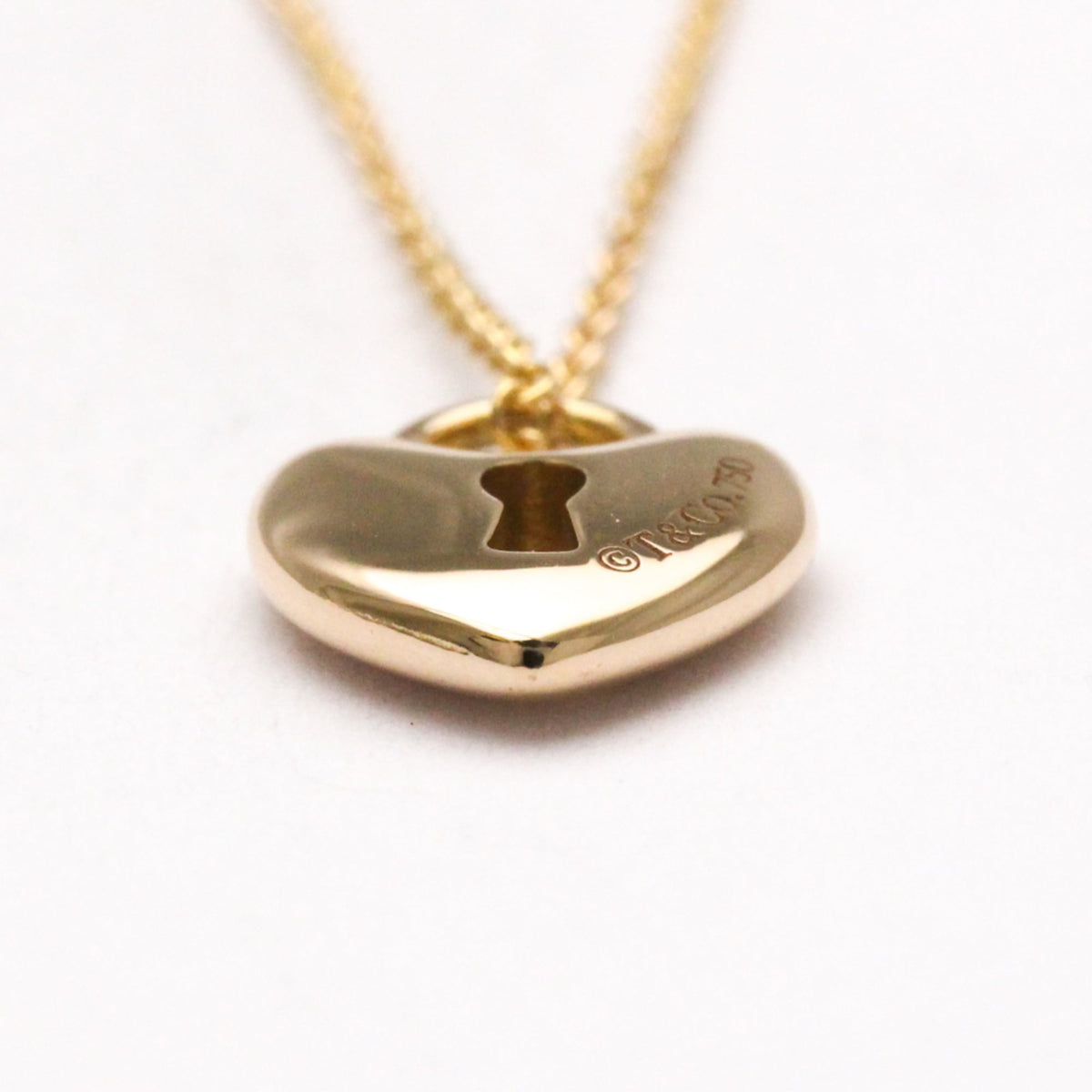 Tiffany Heart Lock Key · Rose Gold