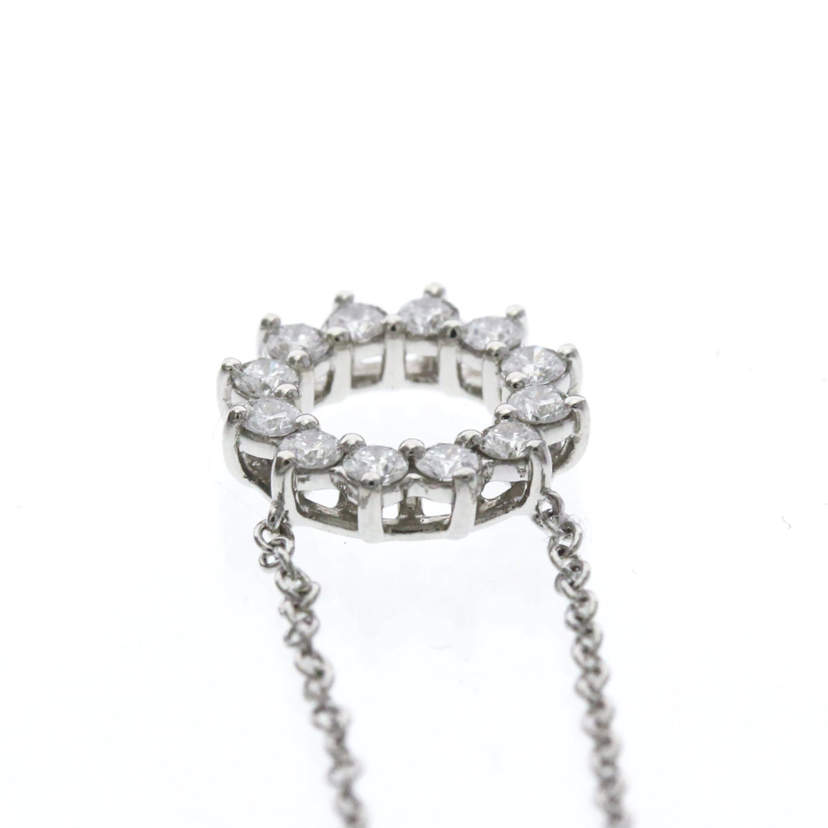 Tiffany Open Circle Mini · Platinum · Diamond