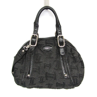 Tod's Small Boston · Canvas & Patent Leather