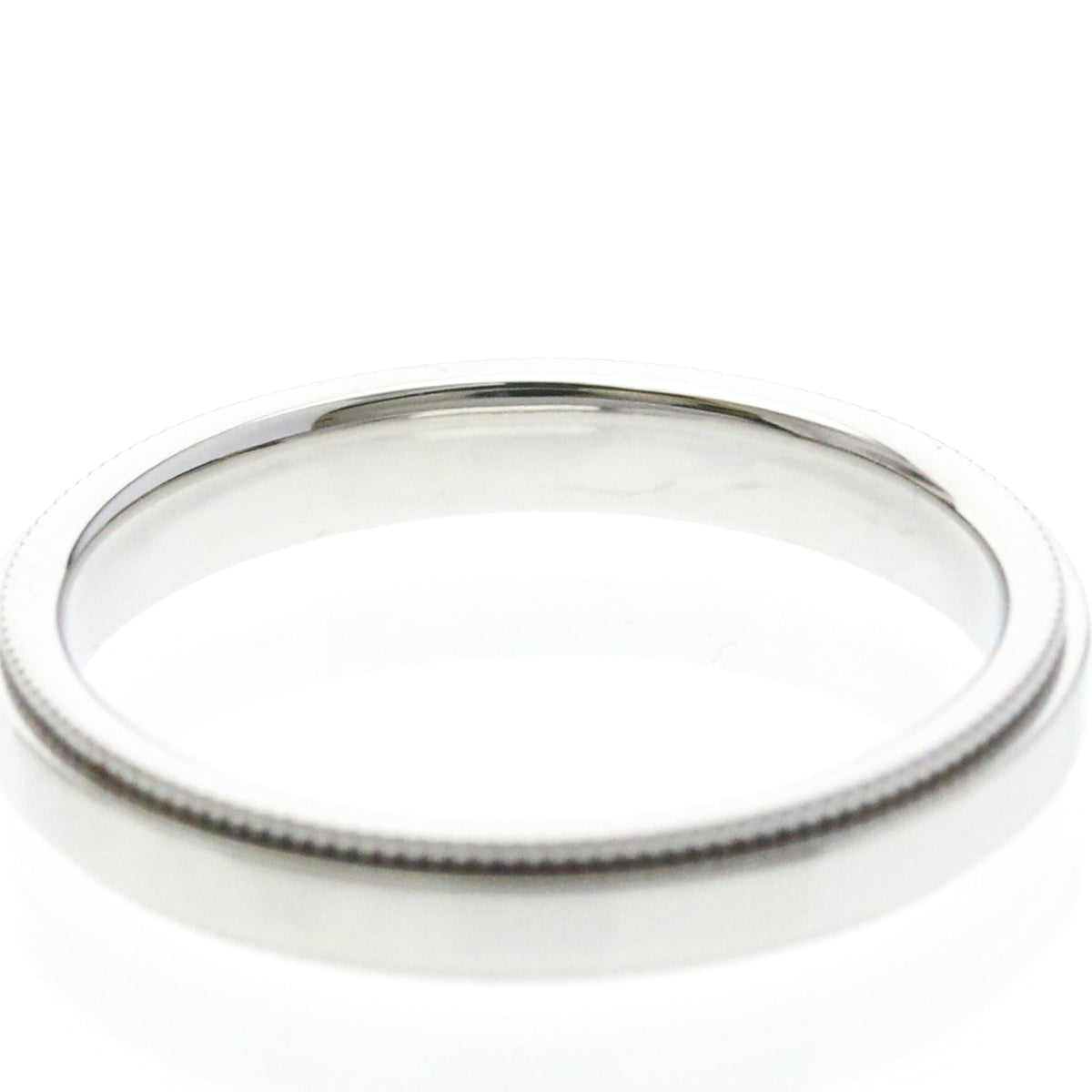 Tiffany Milgrain Band Ring · Platinum