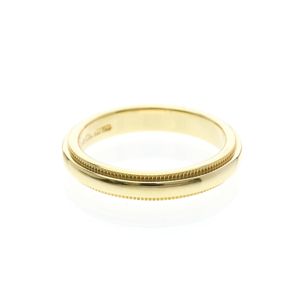 Tiffany Milgrain · 18K Yellow Gold