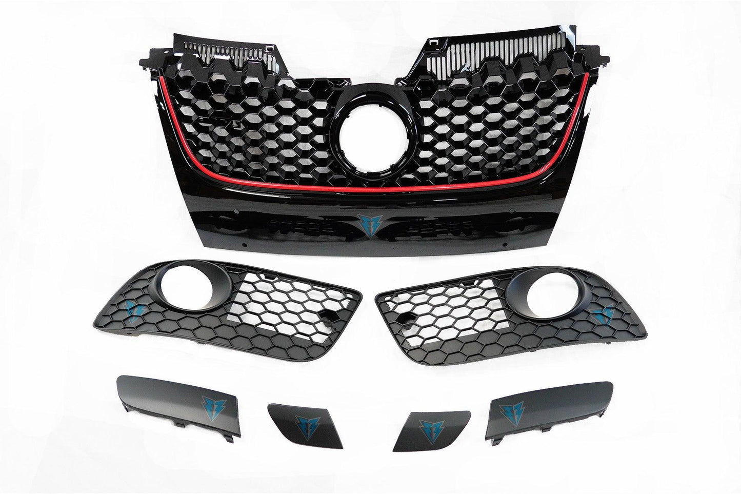 2006-2009 Volkswagen Golf/Jetta/Rabbit (MK5) GTI Style Polypropylene Front Bumper Conversion Kit | E3Tuning — photo 4 of 9