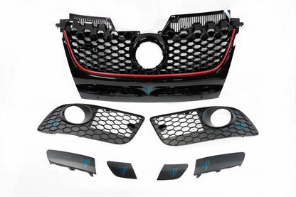 2006-2009 Volkswagen Golf/Jetta/Rabbit (MK5) GTI Style Polypropylene Front Bumper Conversion Kit | E3Tuning — photo 4 of 9