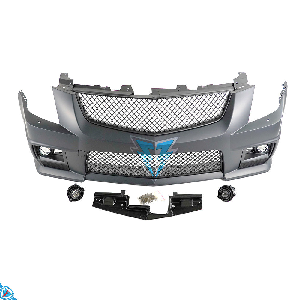 2008-2014 Cadillac CTS (MKII) CTS-V Style Polypropylene Front Bumper Conversion Kit | E3Tuning — photo 3 of 9