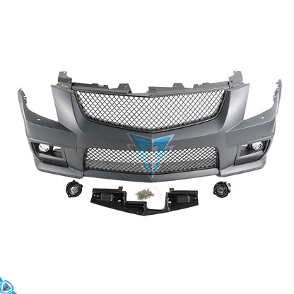 2008-2014 Cadillac CTS (MKII) CTS-V Style Polypropylene Front Bumper Conversion Kit | E3Tuning — photo 3 of 9