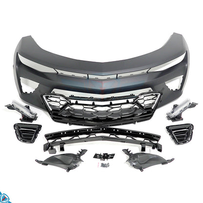 2016-2018 Chevrolet Camaro SS (6th Gen) 50th Anniversary Style Polypropylene Front Bumper Conversion Kit | E3Tuning — photo 1 of 10