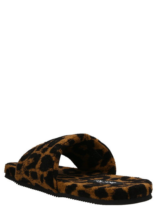 Tom Ford Animal Print Logo Slides