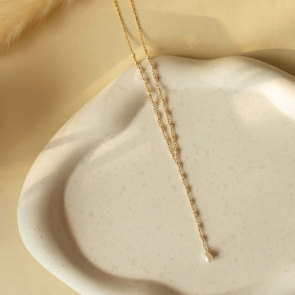 Kensington Necklace - Rainbow Pearl