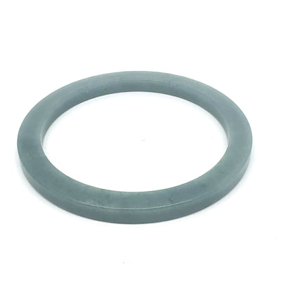 59.5 mm Solid Celestial Blue Guatemalan Jadeite Square-Edge Bangle