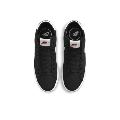 Nike Court Legacy Canvas Mid 'Black White Orange'