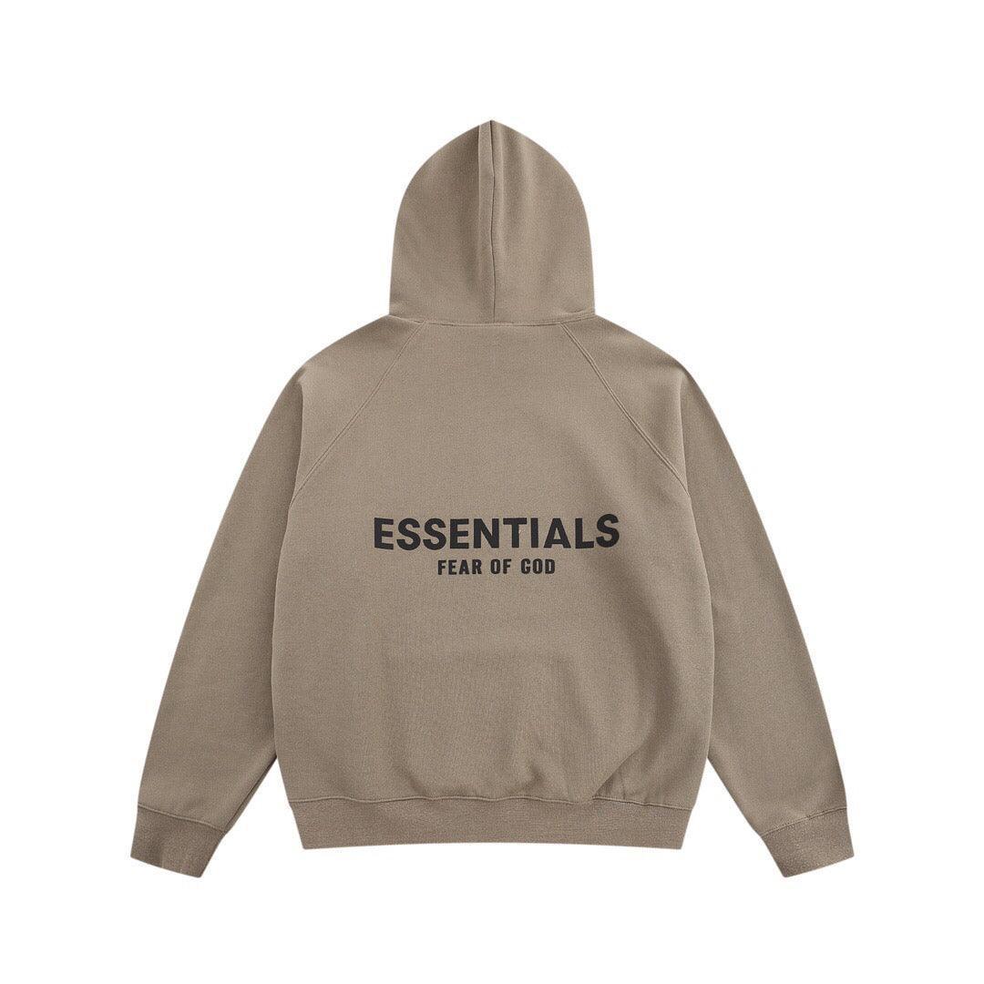 Fear of God Essentials Pull-Over Hoodie 'Beige'