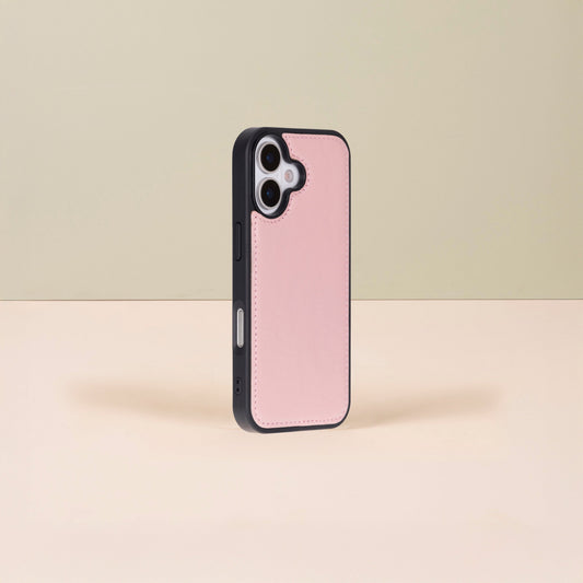 Leathere iPhone 17 Wallet Case – Pink - New York