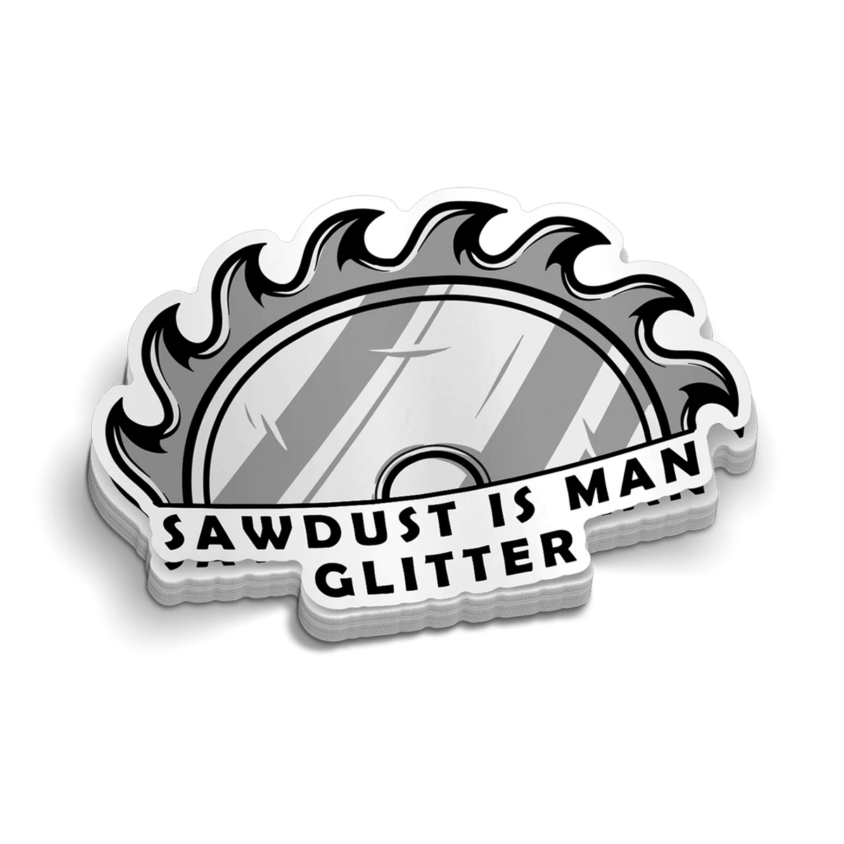 Sawdust - Hard Hat Decal