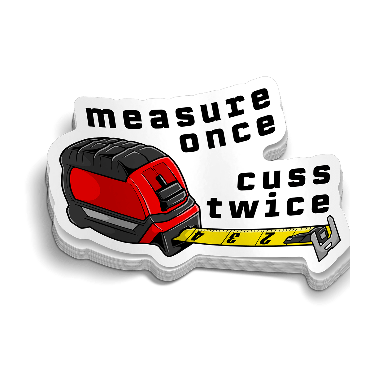 Cuss Twice -  Hard Hat Decal — photo 1 of 2