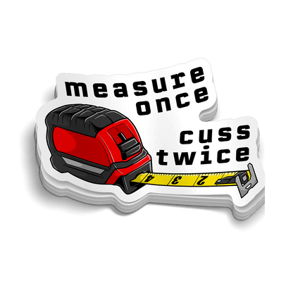 Cuss Twice -  Hard Hat Decal — photo 1 of 2
