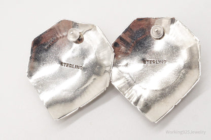 Vintage Native American Sterling Silver Earrings – Estate Jewelry