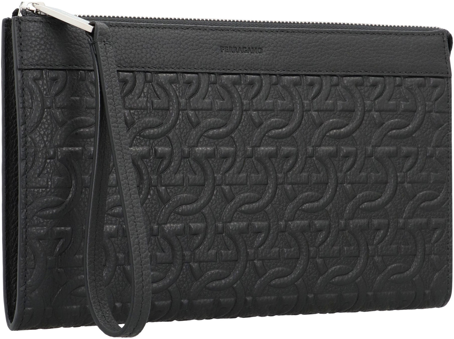 Ferragamo Travel Document Holder with Gancini Hook - 25 CM