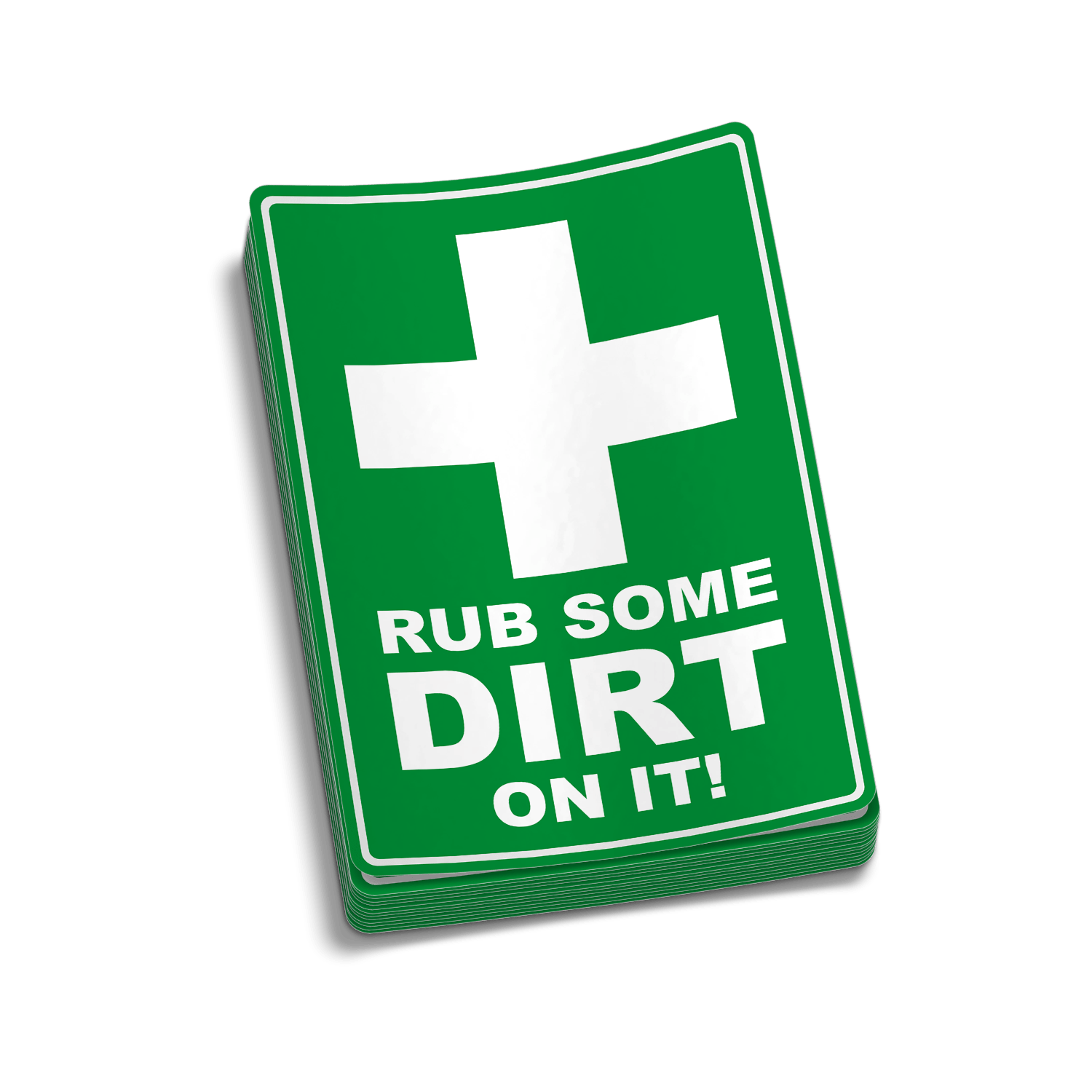 Rub Some Dirt On It  -  Hard Hat Decal — photo 1 of 2