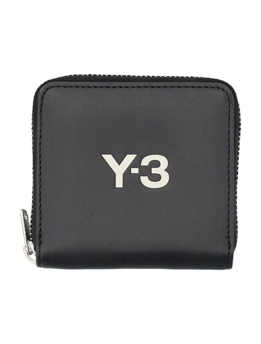 Y-3 Mini Logo Zip Wallet