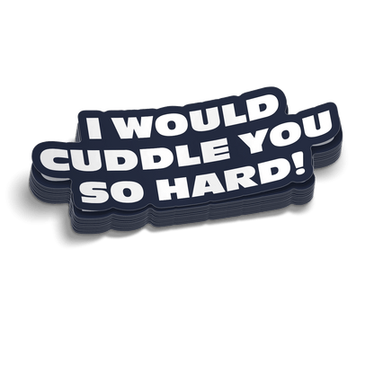Cuddle - Hard Hat Decal — photo 1 of 2