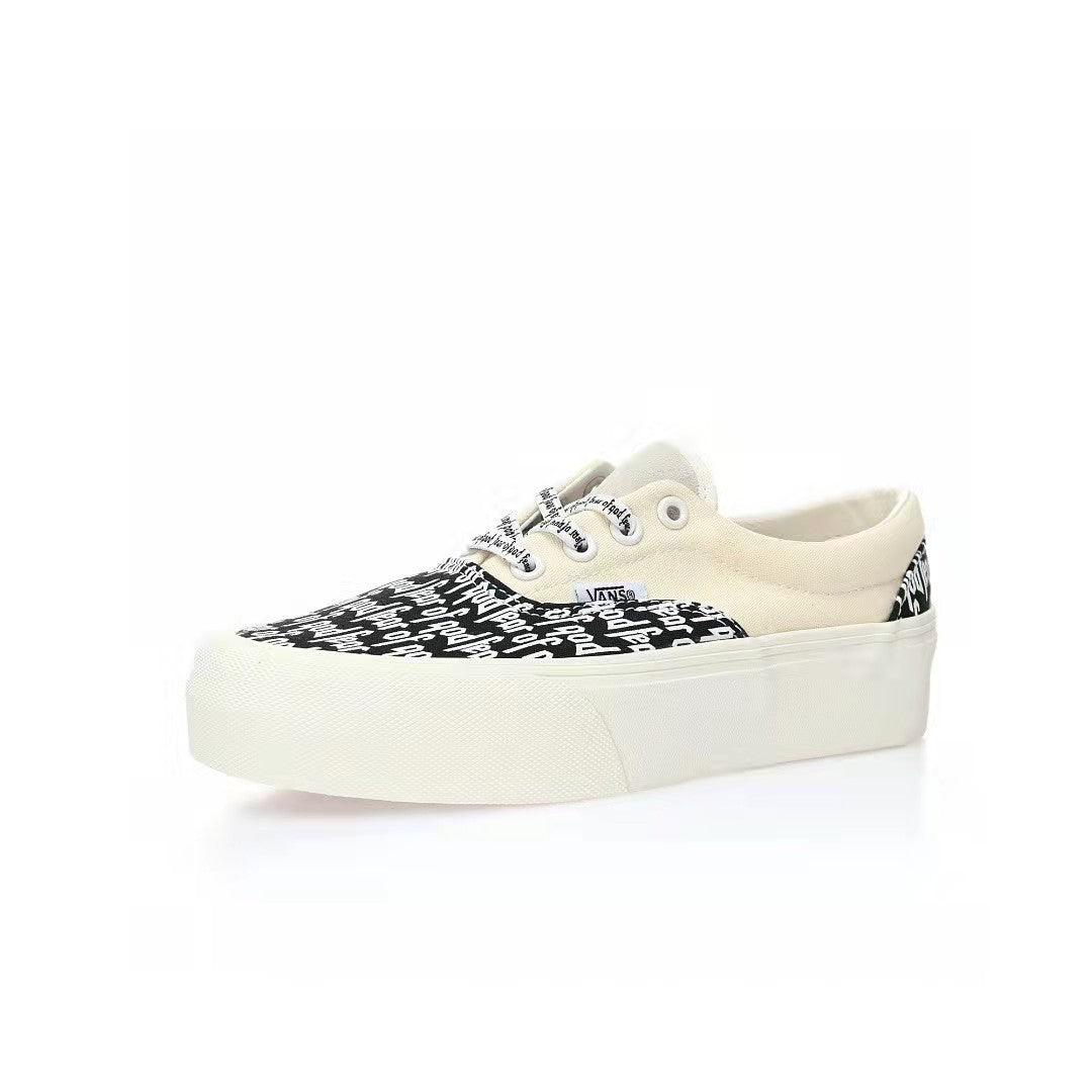 Fear of God x Vans Authentic Platform Low 'White/Black FOG'
