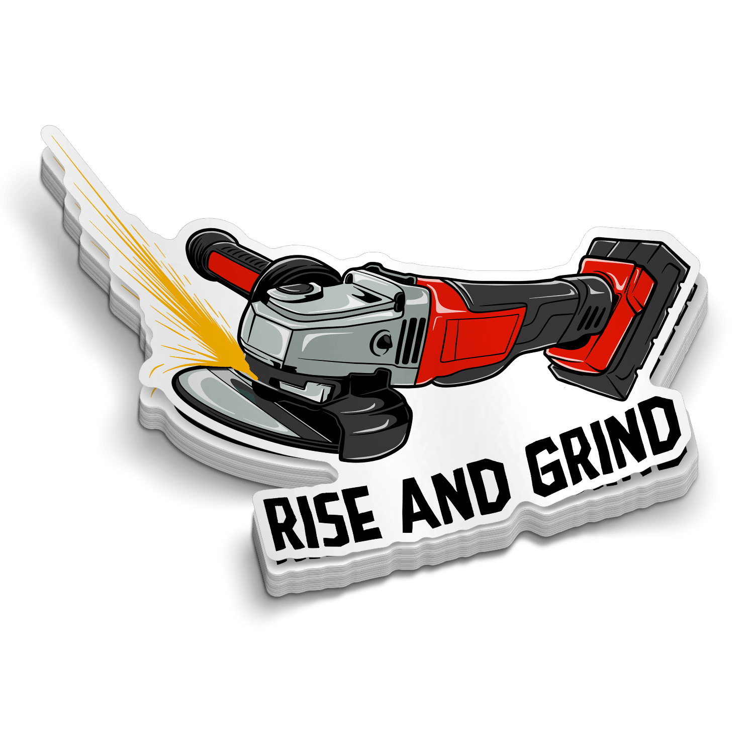 Rise and Grind - Hard Hat Decal — photo 1 of 2