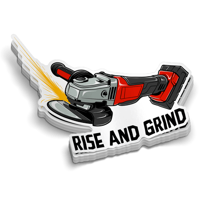Rise and Grind - Hard Hat Decal — photo 1 of 2