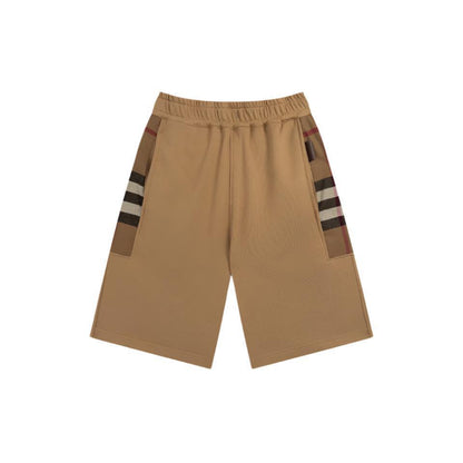 Burberry Men's Striped Cotton Knit Basketball Shorts 'Beige'