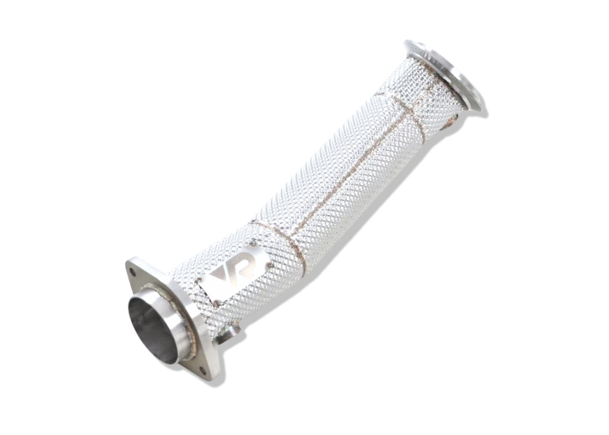S58 3.5'' Maxflow Downpipes w/ Heatshield for G8X M3 M4 & G87 M2 - Yonristic Performance — photo 3 of 4