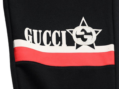Gucci Long Pant 'Black/White/Red'