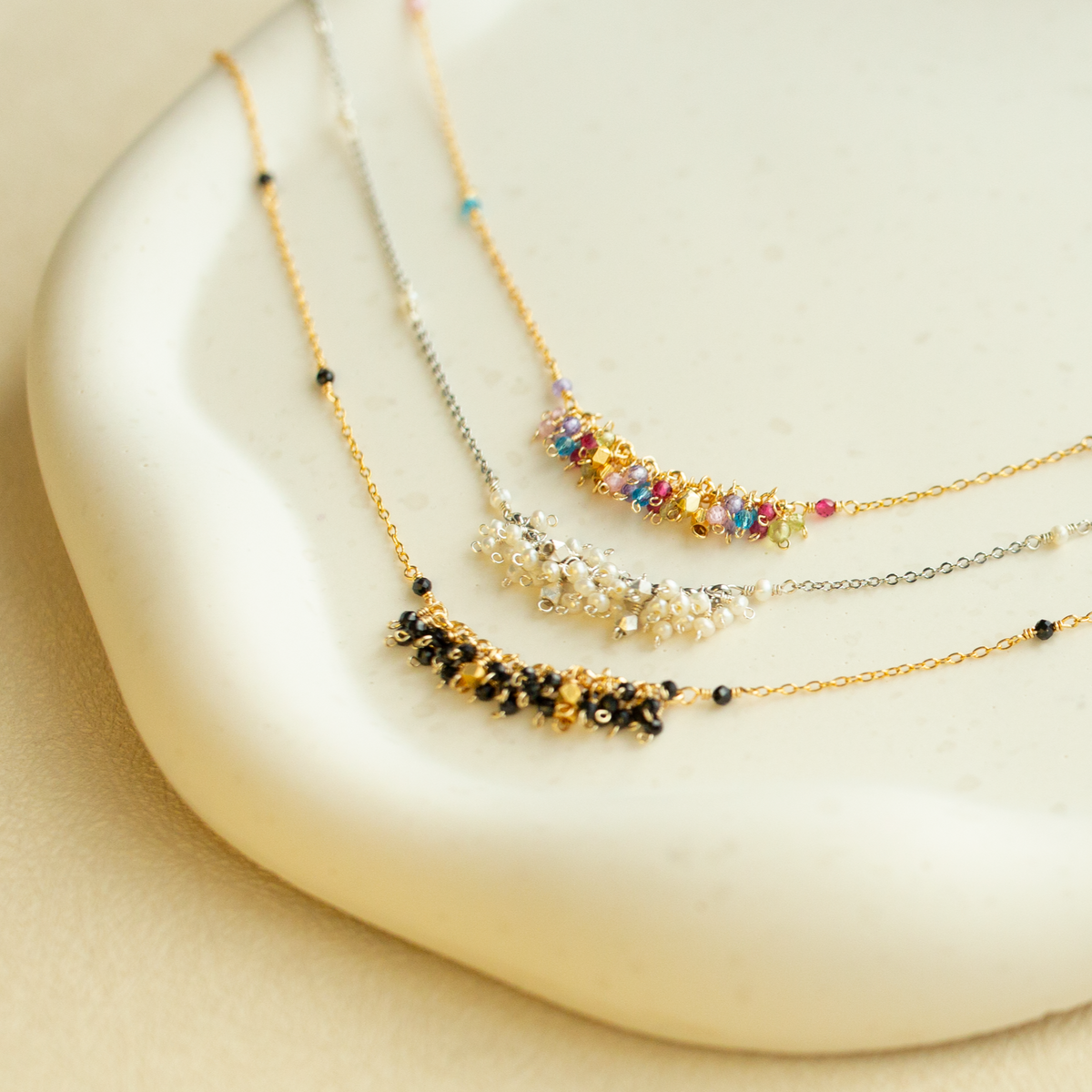 Black Spinel Reign Necklace