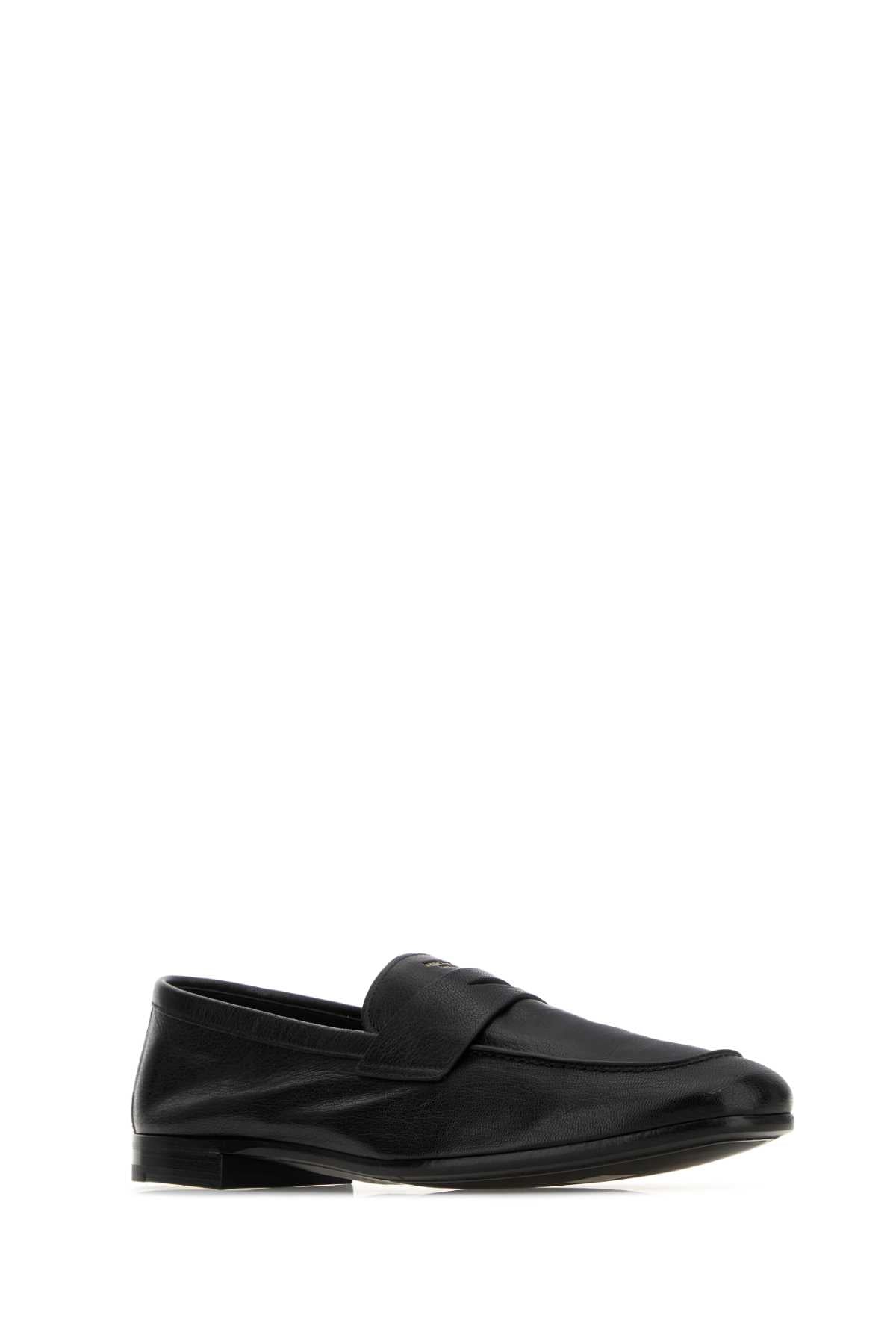 PRADA Men's Classic Leather Moccasins