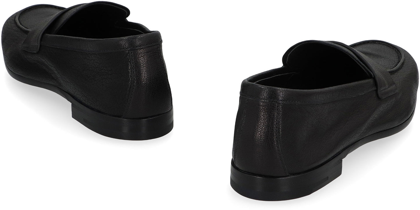 PRADA Men's Classic Leather Moccasins