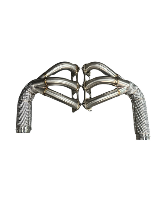 IRL Race Headers – Porsche 991.1 / 991.2 GT3 & GT3 RS (High-Performance Stainless Steel Race Headers)