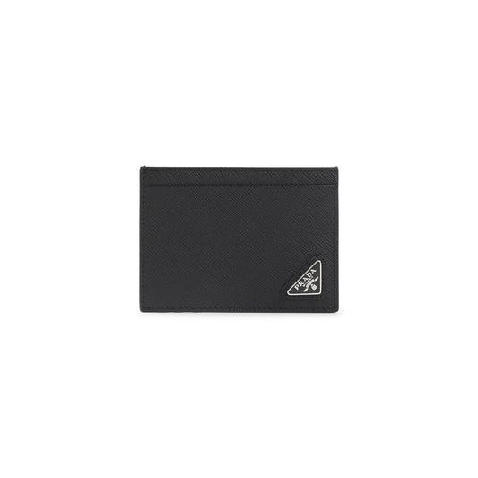 PRADA Mini Saffiano Leather Cardholder